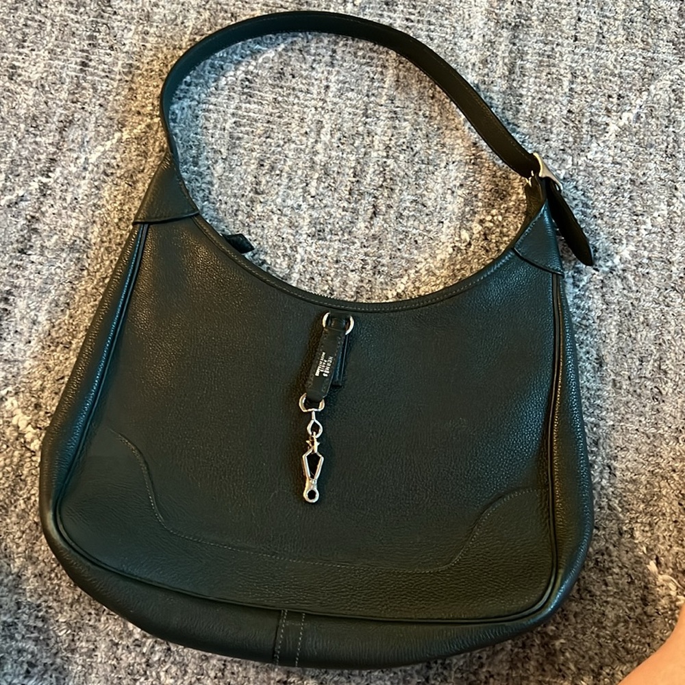 Hermes Pebbled Leather Bag